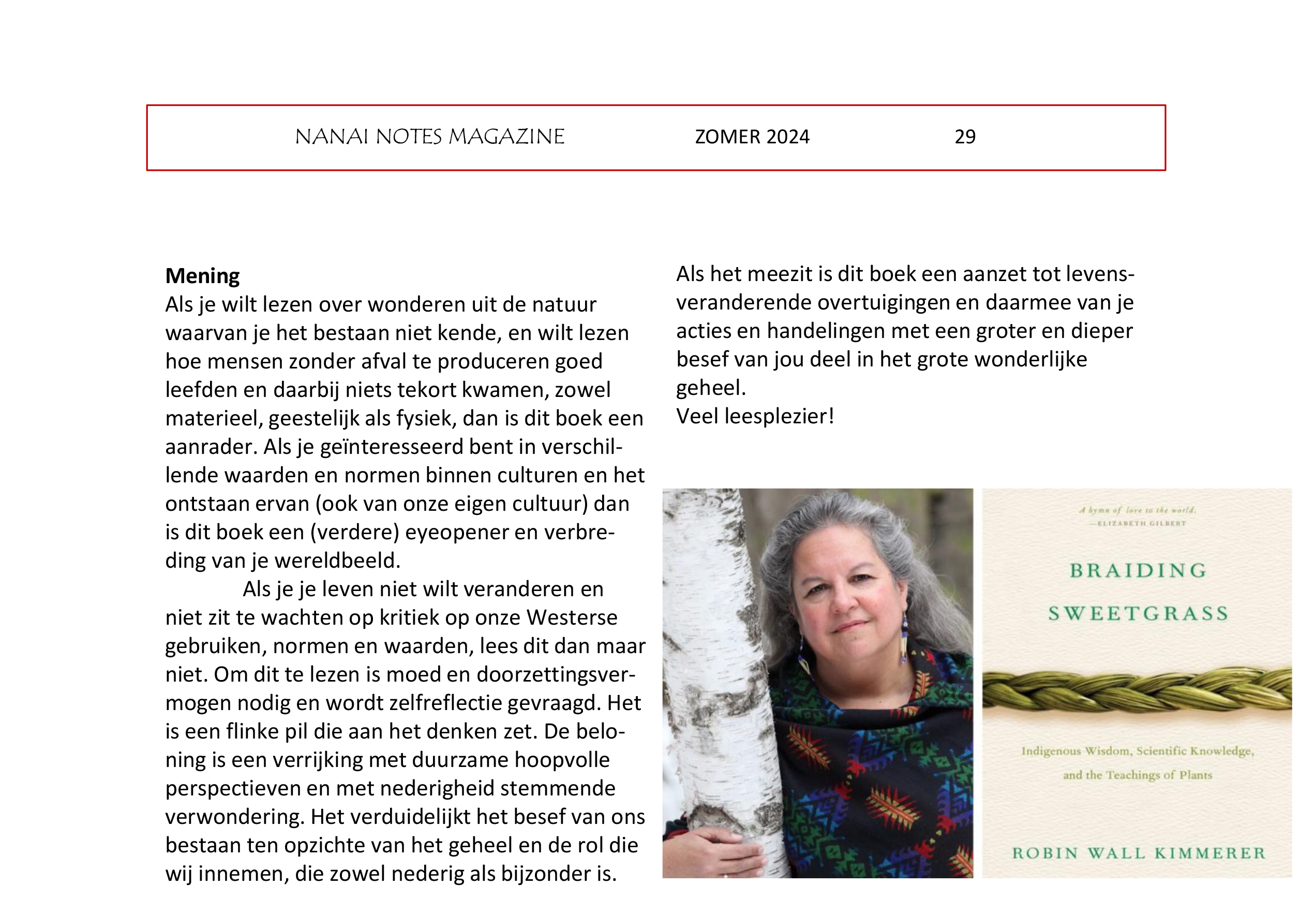 Nanai Magazine boekbespreking